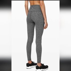 Lululemon Wunder Undet High Rise  Gray Leggings